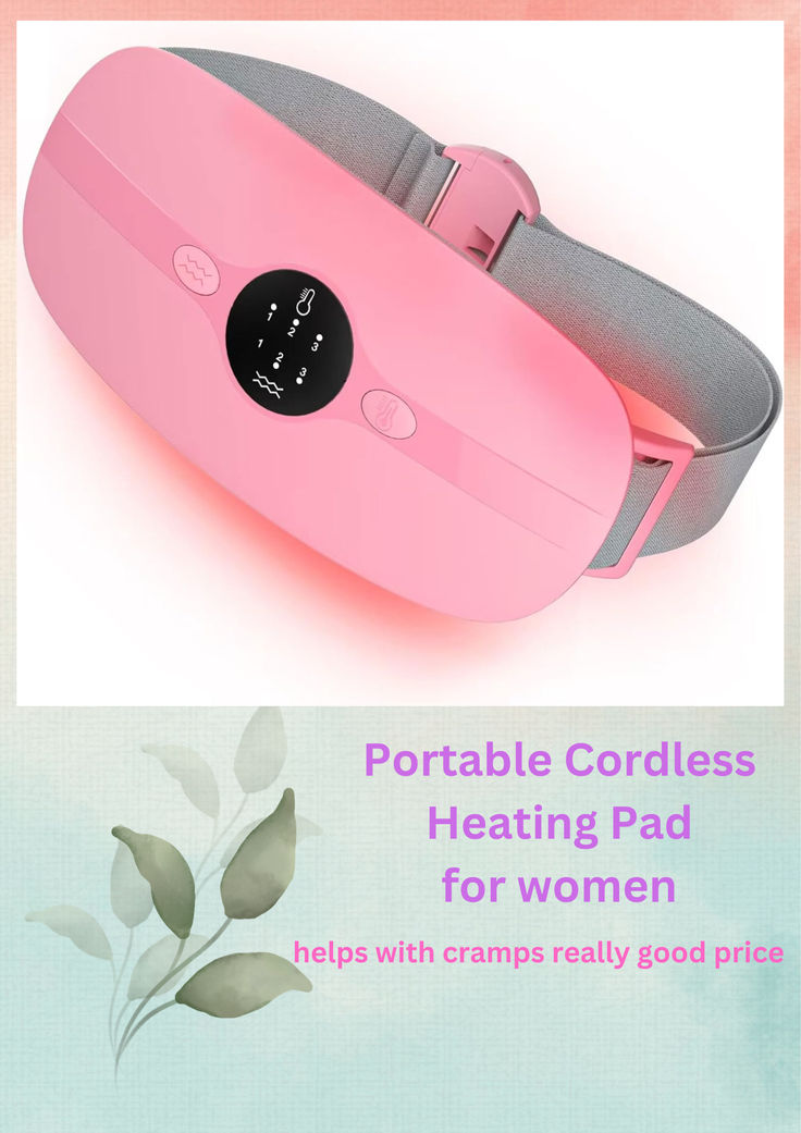 ๐ธ Period Pain Relief Heating Belt โ Portable Heat Pad for Women