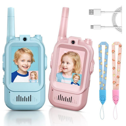Kids video  Rechargeable Walkie Talkies – USB Type-C