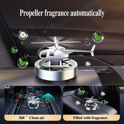 🚁 Solar Powered Helicopter Car Air Freshener – Premium Edition