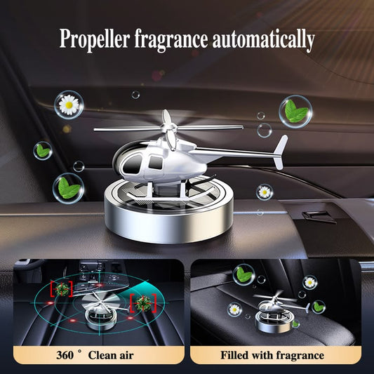 🚁 Solar Powered Helicopter Car Air Freshener – Premium Edition