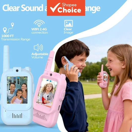 Kids video  Rechargeable Walkie Talkies – USB Type-C