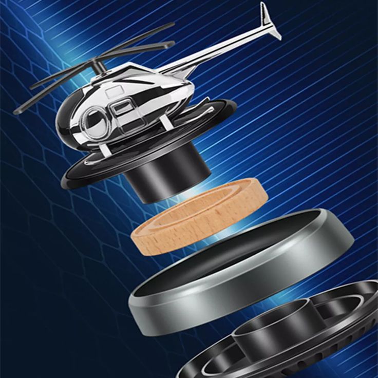 🚁 Solar Powered Helicopter Car Air Freshener – Premium Edition