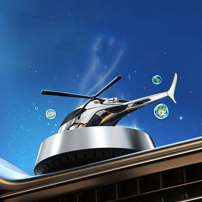 🚁 Solar Powered Helicopter Car Air Freshener – Premium Edition