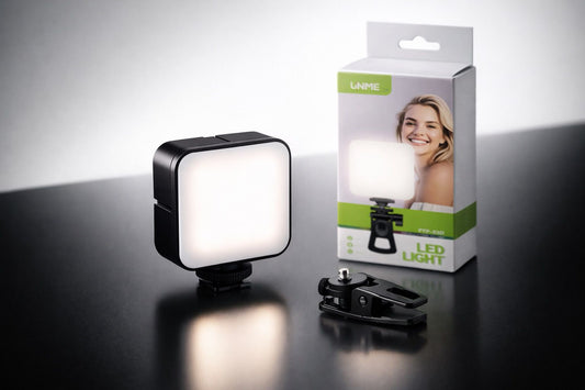 LED Mini Video Light – Portable Clip Light for Mobile & Camera  Upgrade your photos & videos with perfect lighting anytime, anywhere.