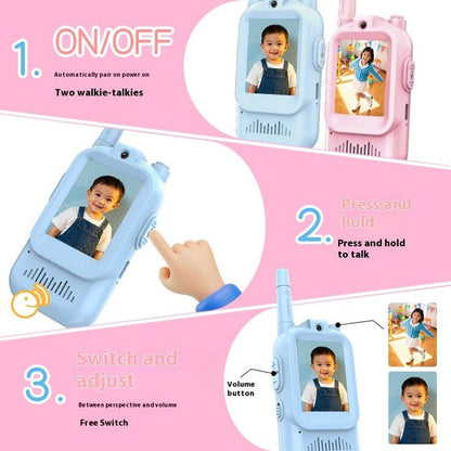 Kids video  Rechargeable Walkie Talkies – USB Type-C