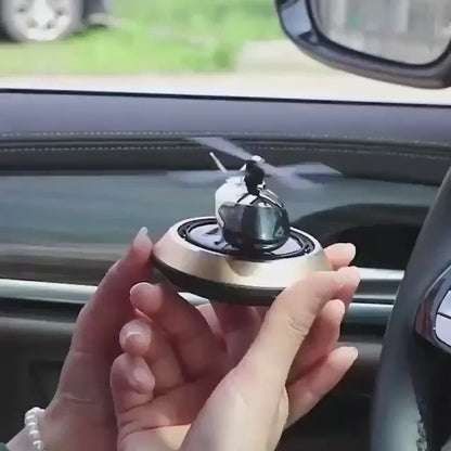 🚁 Solar Powered Helicopter Car Air Freshener – Premium Edition